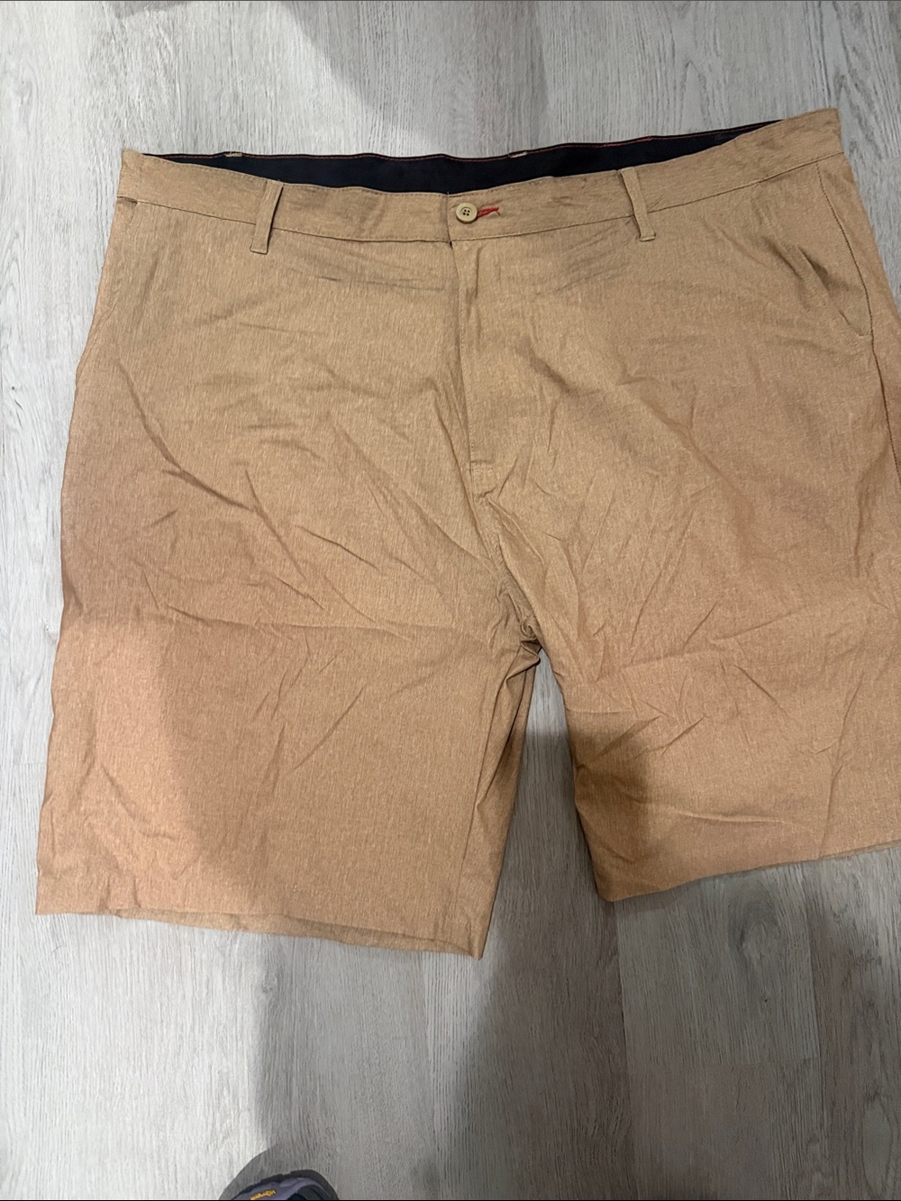 Men's Casual Stretch Chino Shorts - Tan